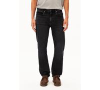 DYLAANO STRAIGHT JEANS | Bio-Baumwoll Mix Comfort Stretch - schwarz (29-34)