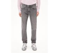 ARMEDANGELS Herren Jeans DYLAANO Straight Regular Fit Bio-Baumwoll-Mix Black Shadow 34/34