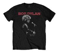 Bob Dylan Herren Sound Check Slim Fit T-Shirt Schwarz - Schwarz - Klein