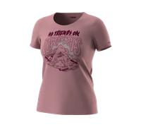 Dynafit 24/7 Artist Series Cotton Damen T-Shirt Mokarosa/No friends Gr. S