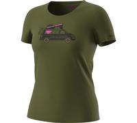 Dynafit Damen Graphic CO T-Shirt (Größe S, oliv)
