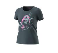 Dynafit - Women's Blacklight Cotton T-Shirt - T-Shirt, Gr. L, grau (Cinder/Blacklight)