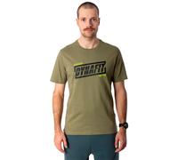 Dynafit Graphic Co Kurzarm-t-shirt 2XL Military Green / Tabloid