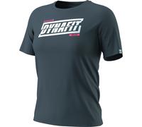 Dynafit Graphic Cotton Damen T-Shirts grau Größe XS Lifestyle Hautfreundlich