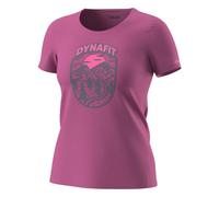 Dynafit Graphic - T-Shirt - Damen I42 D36 Dark Pink/Dark Blue/Pink