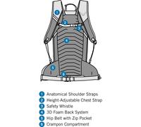 Dynafit Ridge 26 Backpack fallen rock/black out (5491) UNI