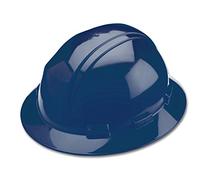 Dynamic Kilimanjaro Vollkrempe Hartschalenhut, HDPE-Schale, Typ 2, Klasse E, Schaumstoff-Schlagfutter, 4-Punkt-Aufhängung, Radratschenverstellung, Marineblau (280-HP642R-08)