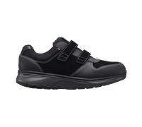 JOYA Dynamo Velcro M Black, Sneaker für Herren aus Leder, schwarz