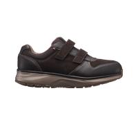 Joya Herren Klettsneaker Dynamo mit Klettverschluss Nubukleder und Textil Dunkelbraun Größe 45 2/3