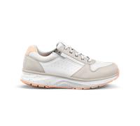 Joya Schnürschuh Dynamo Zip Premiumleder Retro-Look Dämpfung Weiß/Beige Damen Größe 40 1/3