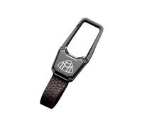 DYQCD 1 Stück Auto Kreativer Schlüsselanhänger für Maybach S Class S400 S480 S450 Metalllegierung Autoschlüsselanhänger Emblem Abzeichen Karabiner Zubehör,BrownStyle