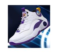 (E, 42) Spring High Top Faux Leather Sneakers Casual Sports Street Basketball Shoes