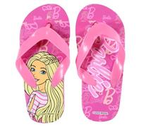E plus M Barbie Kinder Flip-Flops & Sandalen - Offizielles Lizenzprodukt, Pink & Rosa, Größen 25-32 - Leichte EVA-Zehentrenner für Strand, Pool & Alltag, Farbe: Pink, Größe der Schuhe: 31/32