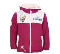 E plus M Disney Frozen Die Eiskönigin Kinder Winterjacke - Mädchen Jacke mit Kapuze - Elsa & Anna - warm gefüttert - 92-128 - Polyester - Pink, Bekleidungsgröße: 92