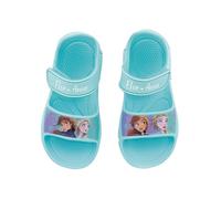 E plus M Frozen EVA Flipflops/Sandalen mit Klettverschluss, Wasserfest, Mädchen Badepantoffeln Pool und Badewanne (Türkis, EU Schuhgrößensystem, Kleinkind, Damen, Numerisch, M, 24)