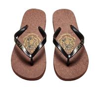 E plus M Harry Potter Hogwarts Kinder Flip Flops Zehentrenner Sandalen Latschen Gr. 28-33 Braun oder Gelb Sommerschuhe für Jungen und Mädchen, Farbe: Braun, Größe der Schuhe: numeric_28