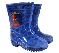 E plus M MARVEL SPIDERMAN Jungen Gummistiefel 3 bis 8 Jahre Ungefütterte Regenschuhe Kinder Wasserdichte Regenstiefel (Blau, Eine Größe, EU Schuhgrößensystem, Grundschulkind, Numerisch, M, 28)