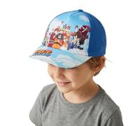 E plus M Naruto Shippuden Kinder Basecap Gr. 55 - Anime Baseball Kappe mit Naruto und Freunden - Jungen Mütze in Hellblau oder Dunkelblau, Farbe: Hellblau, Bekleidungsgröße: 55