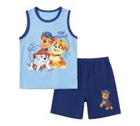 E plus M Paw patrol und Spiderman Jungen Koordiniertes-Set 100% Baumwolle Leicht atmungactiv armlos Sommer-Set Tank-Top und Shorts Gr. 98-128