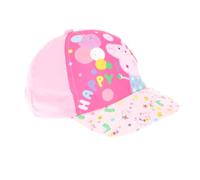 E plus M Peppa Wutz Kinder Cap Mädchen Basecap Gr. 51 - Peppa Pig Mütze mit Sonnenschutz - Verstellbar - Rosa oder Lila - Sommermütze für Kinder, Farbe: Rosa, Bekleidungsgröße: 51