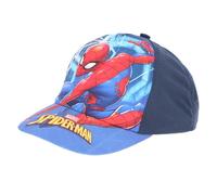 E plus M Spider-Man Kinder Basecap - Offizielle Baseball-Kappe für Jungen - Mütze mit coolem Spider-Man Print - Größe 51/53 - in Blau oder Rot, Farbe: Dunkelblau, Bekleidungsgröße: 55