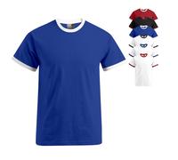 E3070 Promodoro Herren Kontrast T-Shirt kurzarm Fire Red XL