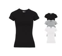 E3085 Promodoro Damen T-Shirt Figurbetont Kurzarm White XS