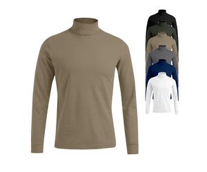 E3407 Promodoro Herren Rollkragen T-Shirt Langarm Navy XL