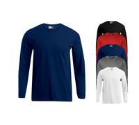 E4099 Promodoro Herren Premium T-Shirt Langarm Black 5XL
