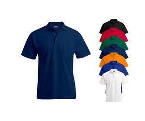 E4100 Promodoro Herren Schweres Polo Brusttasche Kurzarm Navy 4XL