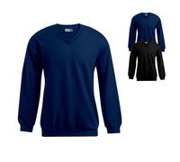 E5025 Promodoro Herren V Ausschnitt Sweatshirt Black S