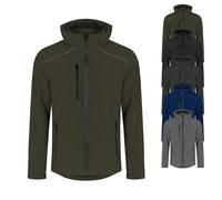 E7860 Promodoro Herren warme Softshelljacke Khaki 5XL