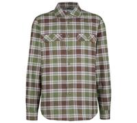 E9 - Peppino - Hemd, Gr. XS, grau (Brown/Green)