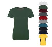 EA001F Ecologie Cascades Damen T-Shirt Kurzarm Jet Black M