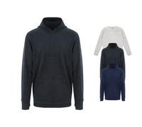 EA041 Ecologie Corcovado Bio Kapuzenpullover Jet Black S