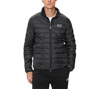 EA7 Emporio Armani Daunenjacke mit Label-Print Modell 'TRAIN CORE' in Black, Größe M
