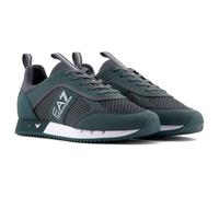 EA7 Black & White Lace Up Sneakers Herren - 42 2/3