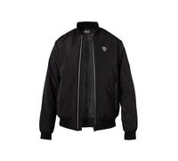 Sudadera EA7 Premium Shield Crew Full Zip schwarz rein - L