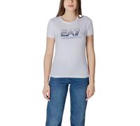 Ea7 Damen T-Shirt Weiß - Stilvoller Komfort für Frühling/Som - Größe: XS