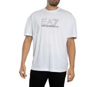 EA7 Echo Grafik-T-Shirt, Weiß L