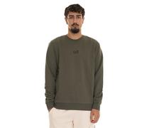 EA7 EMPORIO ARMANI 7 Logo EA XL Militärgrün Sweatshirt Rundhals Herren, grün, 100