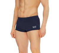 EA7 Emporio Armani 7M000551 Badehose für Schwimmbad und Meer für Herren mit Logo, Blau Silber, Small
