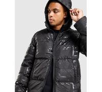 EA7 Emporio Armani Regular Fit Steppjacke mit Allover-Logo-Print Modell 'MOUNTAIN' in Black, Größe L