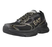 EA7 Emporio Armani Art X8X249 XK446 Herrenschuhe, Triple Black Gold, 40 EU
