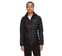 EA7 Emporio Armani Damen-Jacke Core Lady aus technischem Gewebe 6DTB28TNGPZ 8058997326896, Schwarz (0210), XXL