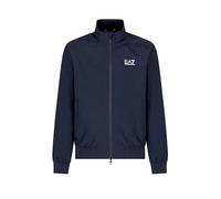 EA7 Emporio Armani Jacke mit Label-Print in Dunkelblau, Größe M