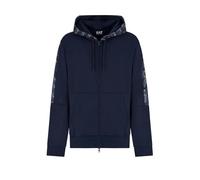EA7 Emporio Armani Jacke Logo Series Kapuzensweatjacke blau, S
