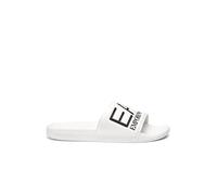 EA7 Emporio Armani Pantolette Bade-Pantolette mit Maxi-Logo und Rutschfester Gummisohle weiß 46