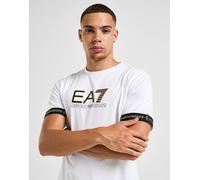 EA7 Emporio Armani Tape Large Logo T-Shirt - Herren, Weiss - S
