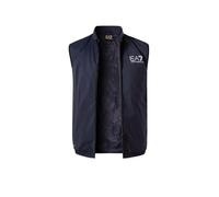 EA7 Funktionsweste Herren Stehkragen Mikrofaser blau, S